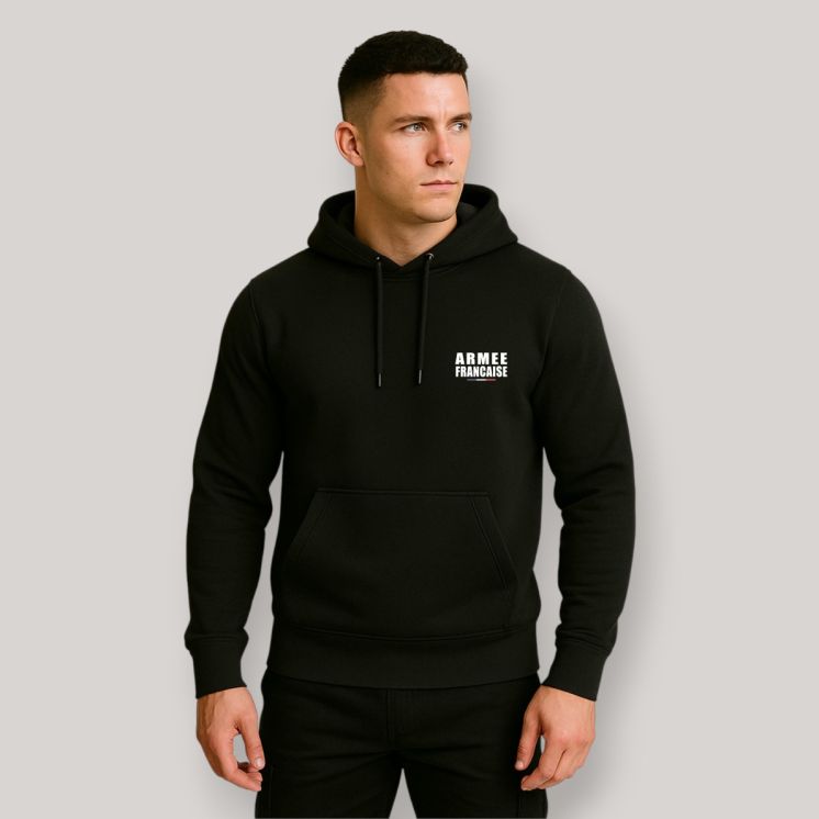 Sweat-shirt Armée Française Noir
