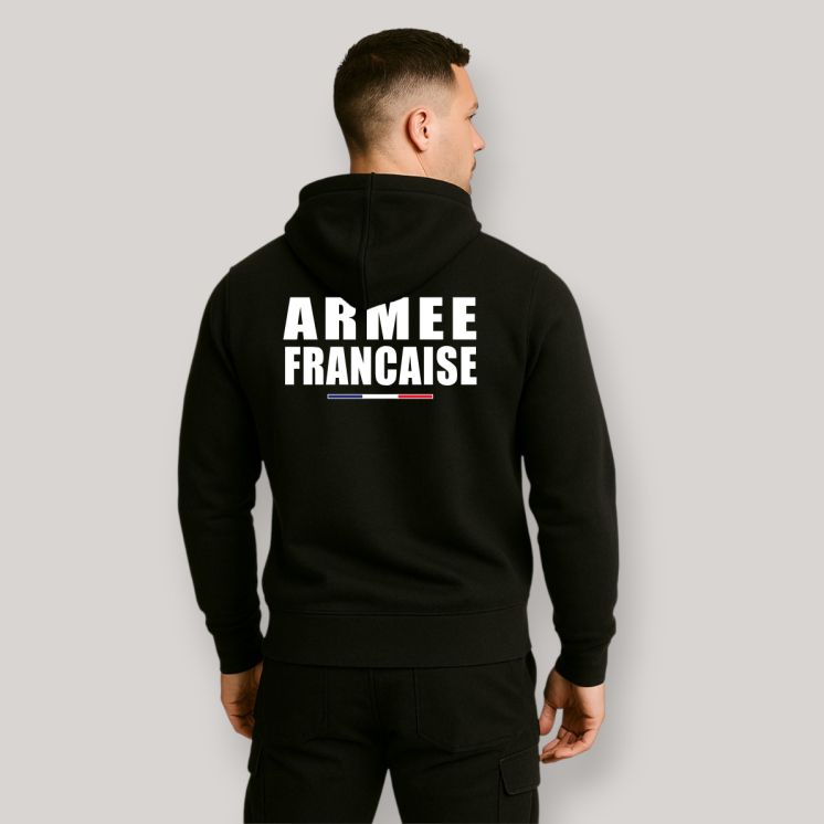 Sweat-shirt Armée Française Noir