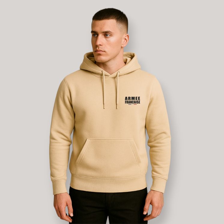 Sweat-shirt Armée Française Light Sand