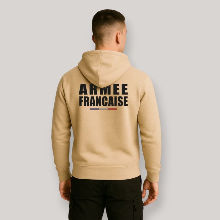 Sweat-shirt Armée Française Light Sand