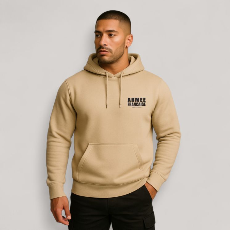 Sweat-shirt Armée Française BR Light Sand