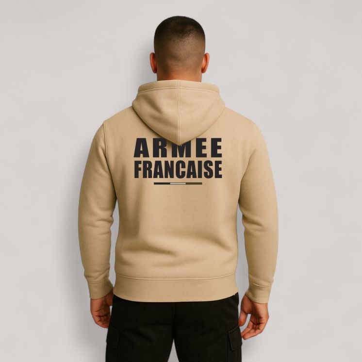 Sweat-shirt Armée Française BR Light Sand