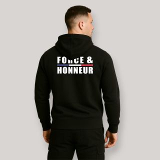 Sweat-shirt Force & Honneur Noir