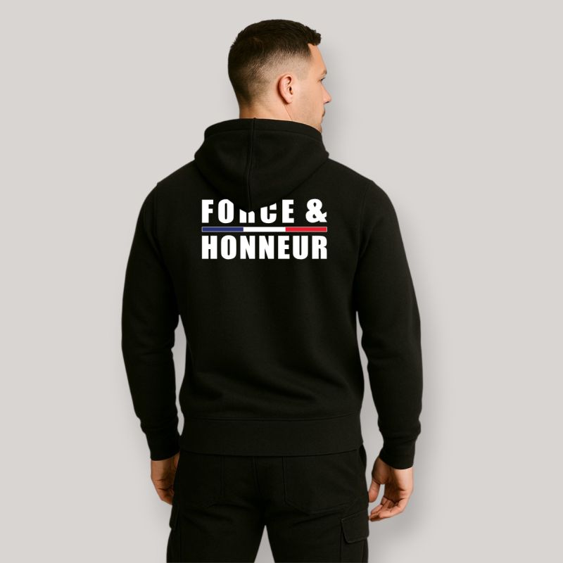 Sweat-shirt Force & Honneur Liseré Noir