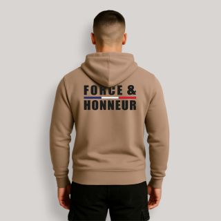 Sweat-shirt Force & Honneur Moka