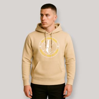 Sweat-shirt Be a warrior Light Sand