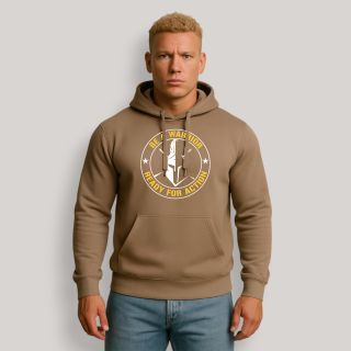 Sweat-shirt Be a warrior Moka