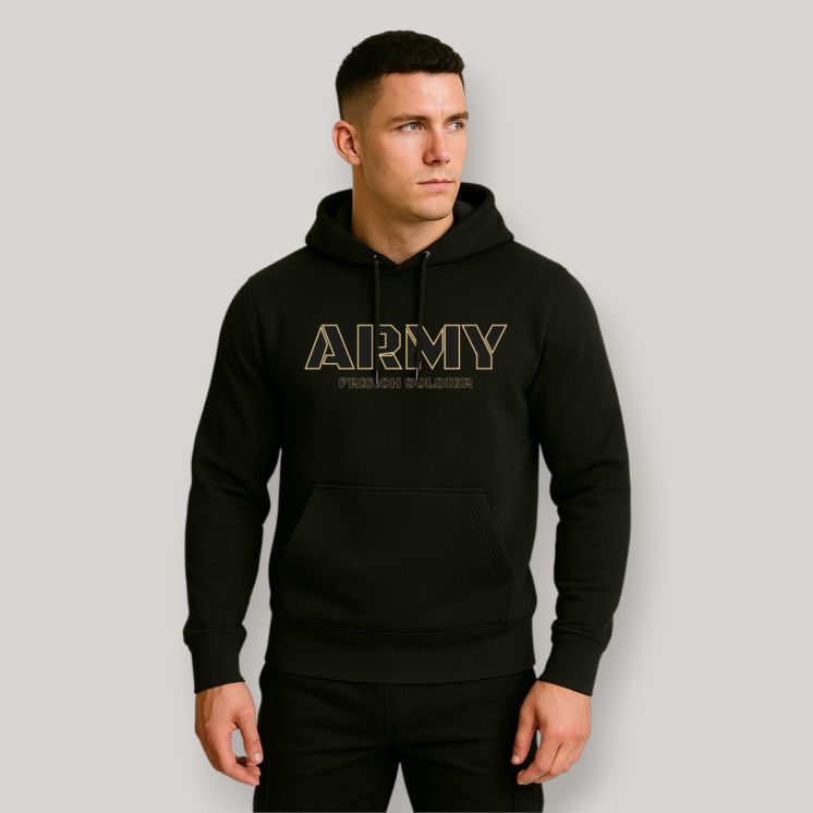 Sweat-shirt Army French Soldier Noir