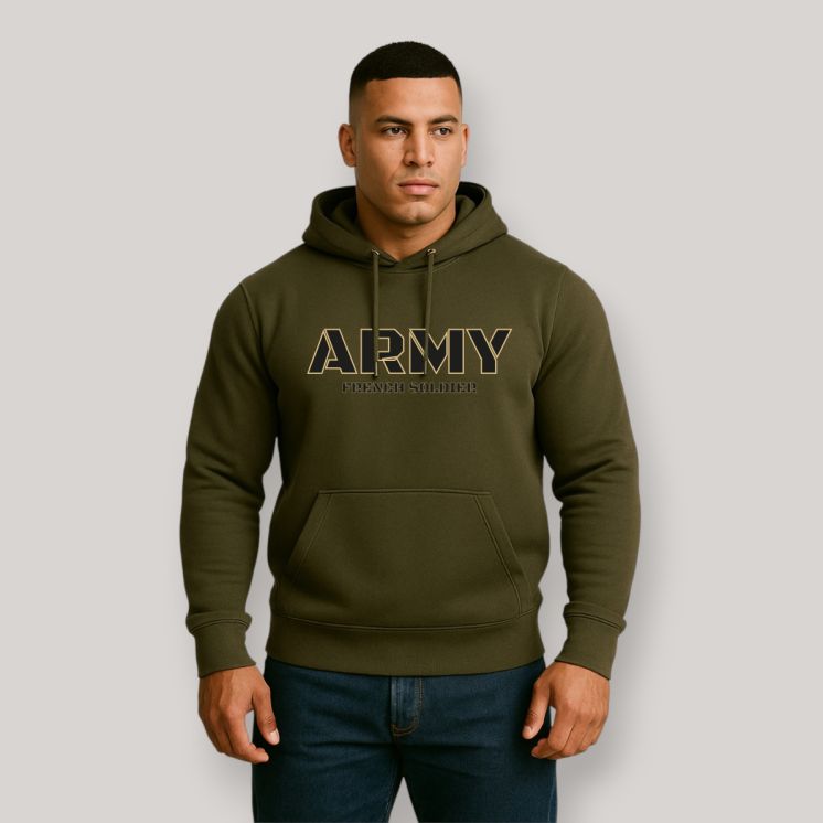 Sweat-shirt Army French Soldier Kaki