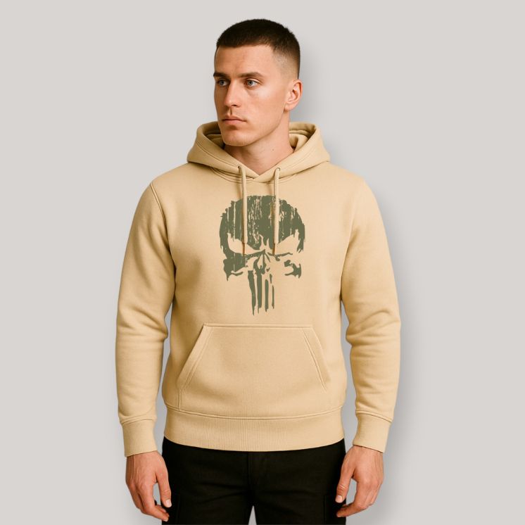 Sweat-shirt Punisher Kaki Light Sand