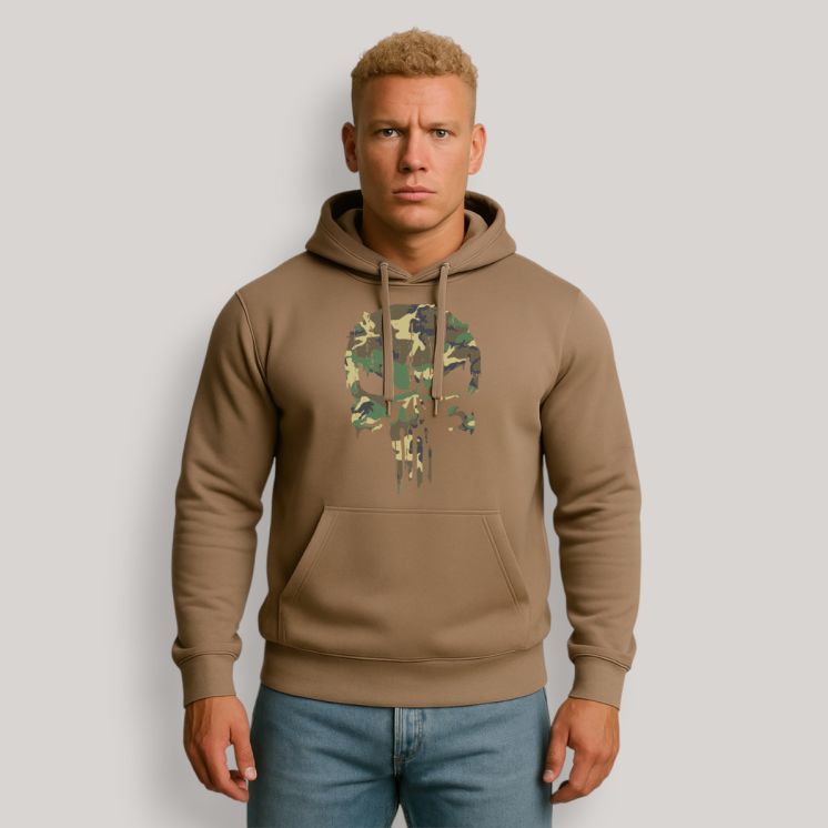 Sweat-shirt Punisher Camo Moka