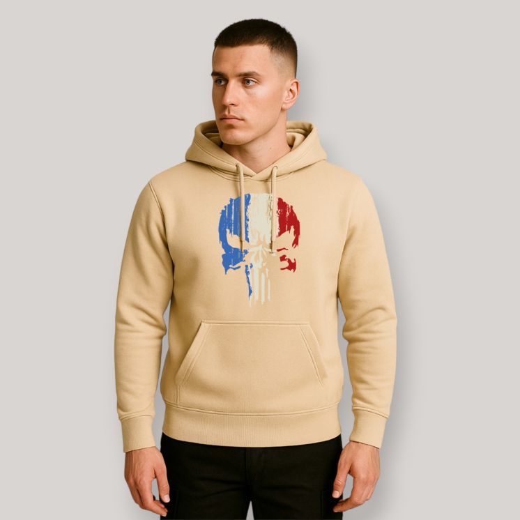 Sweat-shirt Punisher France Light Sand