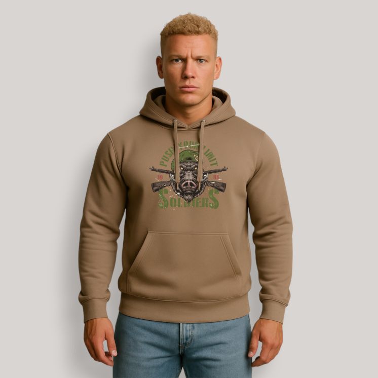 Sweat-shirt Push your limit Soldiers Moka