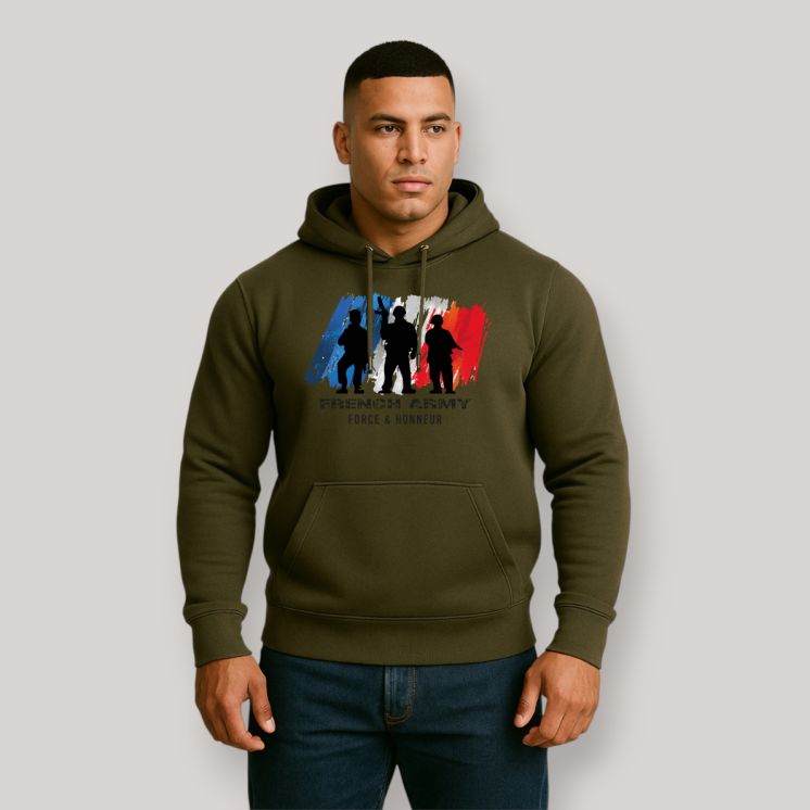 Sweat-shirt French Army F&H Kaki