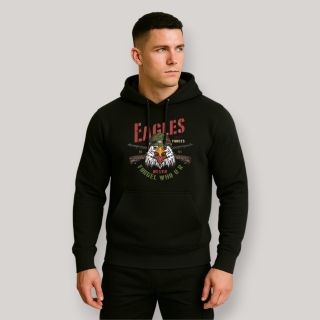 Sweat-shirt Eagle never forget Noir