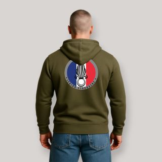 Sweat-shirt Légion Etrangère France Kaki