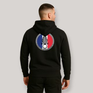 Sweat-shirt Légion Etrangère France Noir
