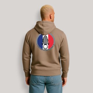 Sweat-shirt Légion Etrangère France Moka