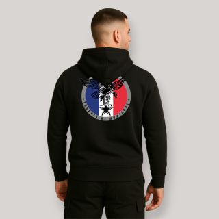 Sweat-shirt Toupes de Montagne Française Noir