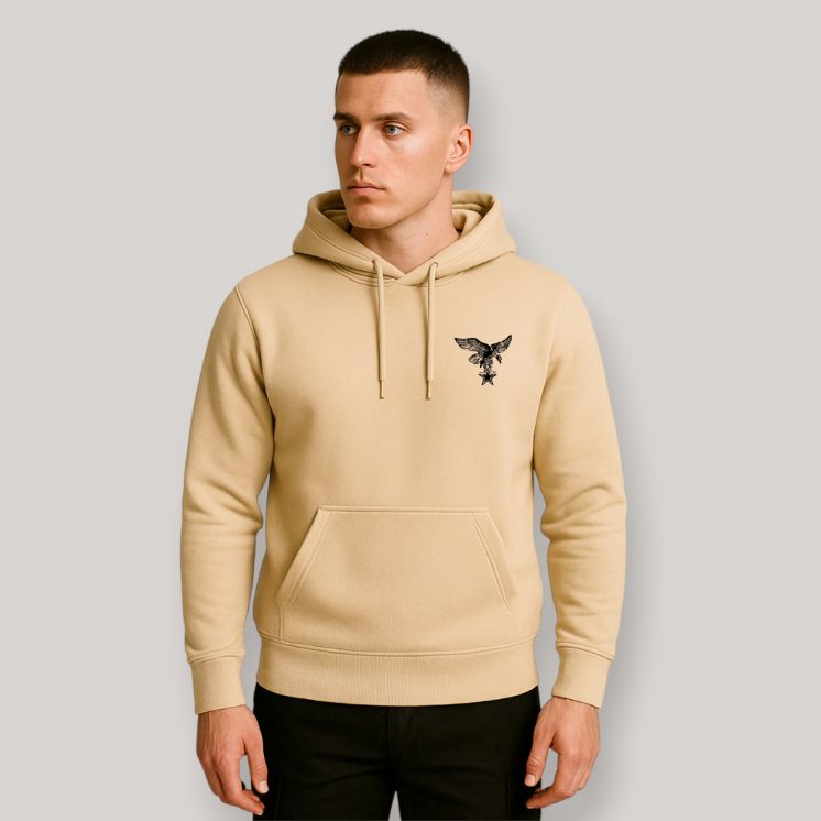 Sweat-shirt Toupes de Montagne Française Light Sand