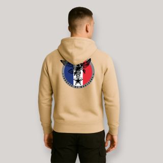 Sweat-shirt Toupes de Montagne Française Light Sand