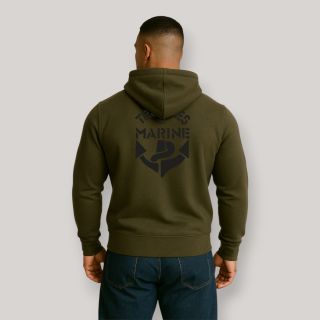 Sweat-shirt Troupes de Marine Kaki