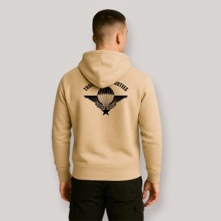 Sweat-shirt Troupes Aéroportées Light Sand