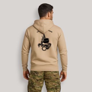 Sweat-shirt zippé Légion Etrangère Light Sand