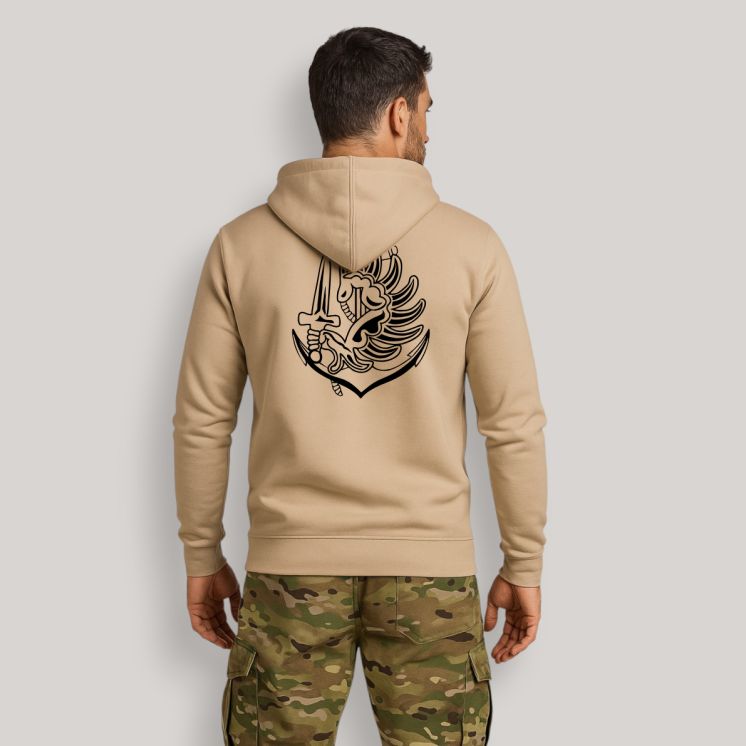 Sweat-shirt zippé para Colo Light sand