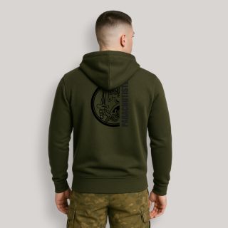 Sweat-shirt zippé para Métro Kakhi