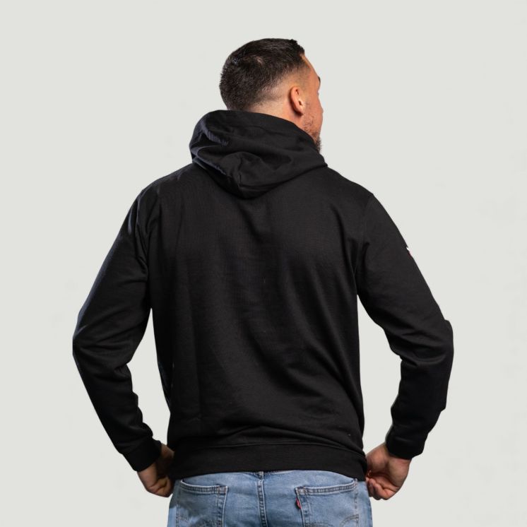 Sweat-shirt brodé Troupes aéroportés Noir