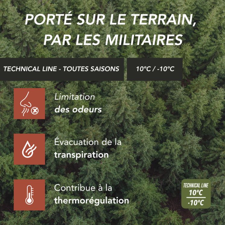 T-shirt Technical Line ACTION OD Green