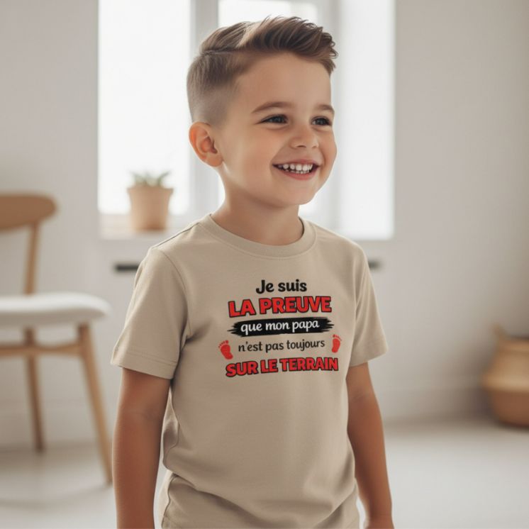 T-shirt minis soldats – Papa à la Maison