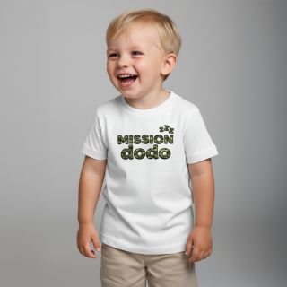 T-shirt mini soldat Mission Dodo blanc