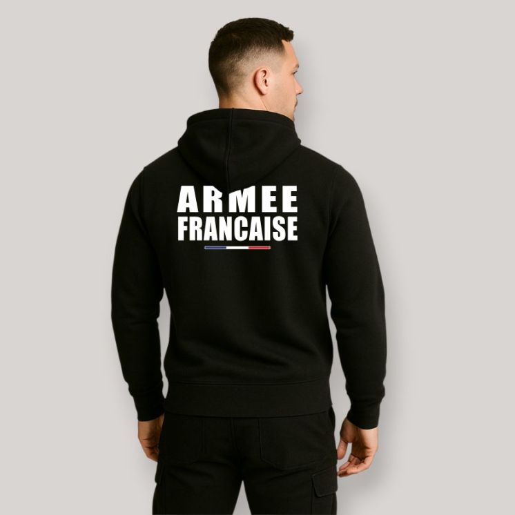 Sweat-shirt Armée Française Noir